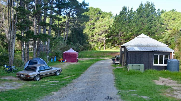 Upper level campsite