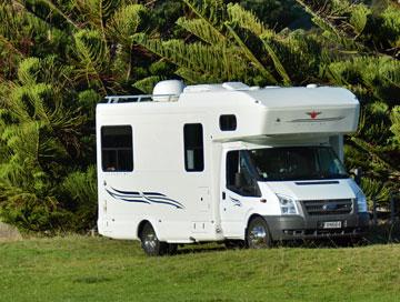 Last surviving camper in late Autumn