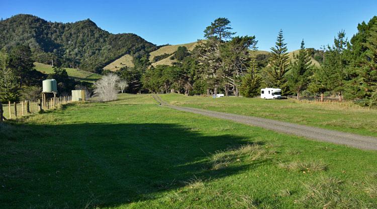 Campsite parking