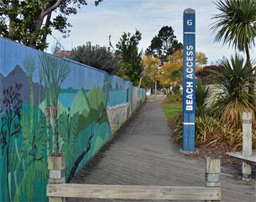 Beach access walkway