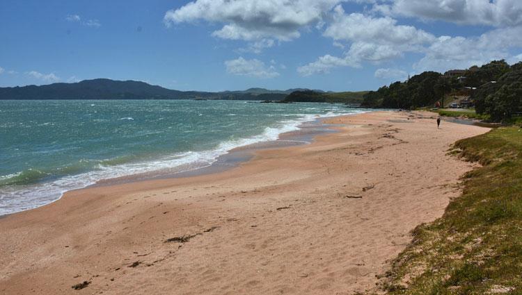 The beach at Cable Bay