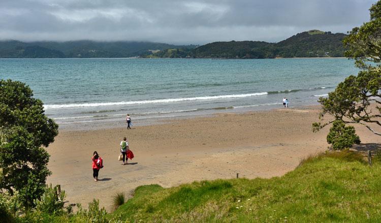 View over the beach